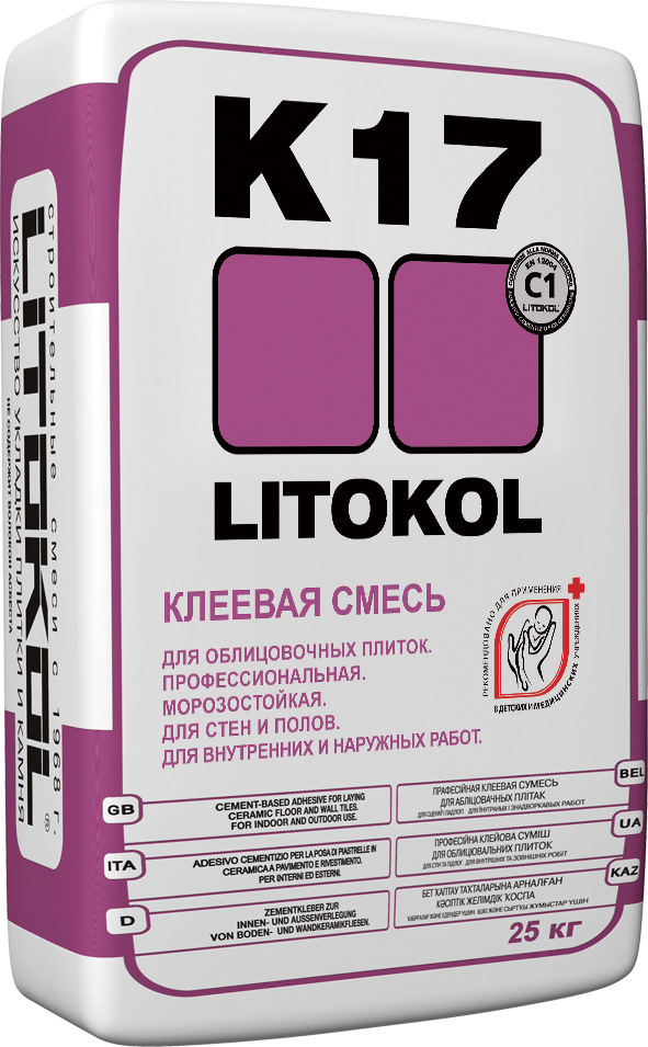 Клей LITOKOL K17 25 серия Litokol клеи