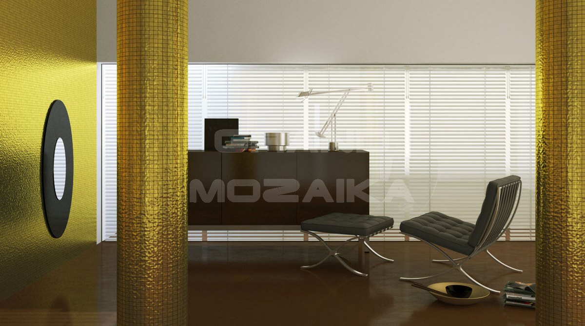 Мозаика GM02 (новый арт GMF02-20Y) серия Golden Mean