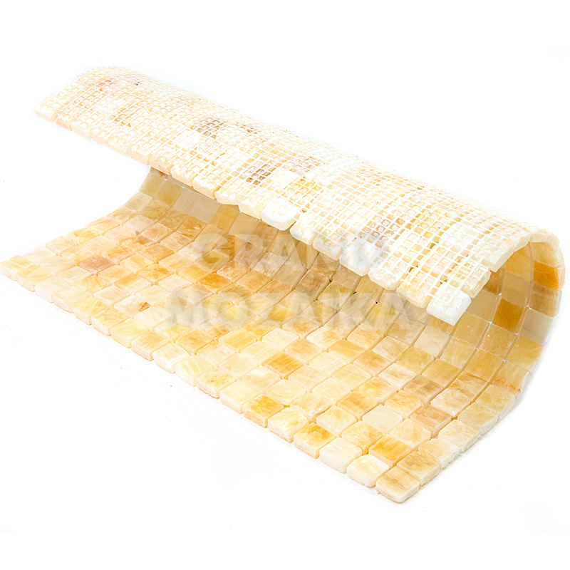 Мозаика 7M073-15P (M073-FP) (Onyx Yellow) серия Adriatica