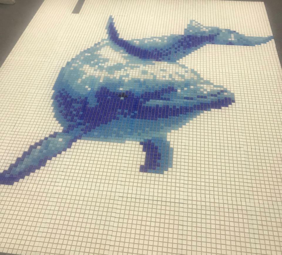 Панно Панно Большой дельфин серия Панно Rose