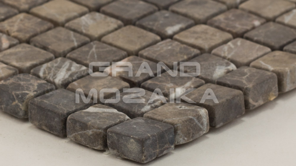 Мозаика АМ-1С (Emperador Dark) серия Marble