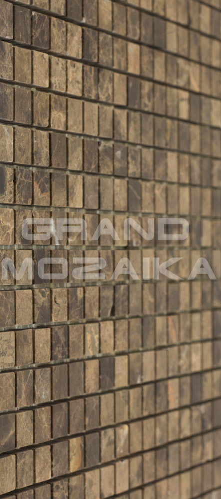 Мозаика АМ-1П (Emperador Dark) серия Marble