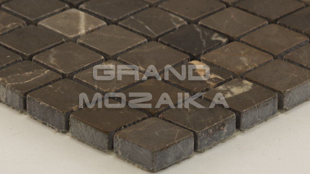 Мозаика АМ-3П (Choco Emperador Dark) серия Marble