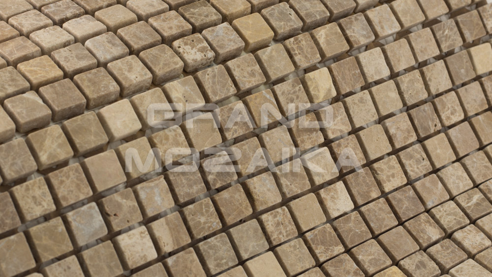 Мозаика АМ-4С (Emperador Light) серия Marble