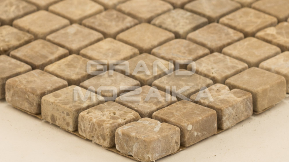 Мозаика АМ-4С (Emperador Light) серия Marble
