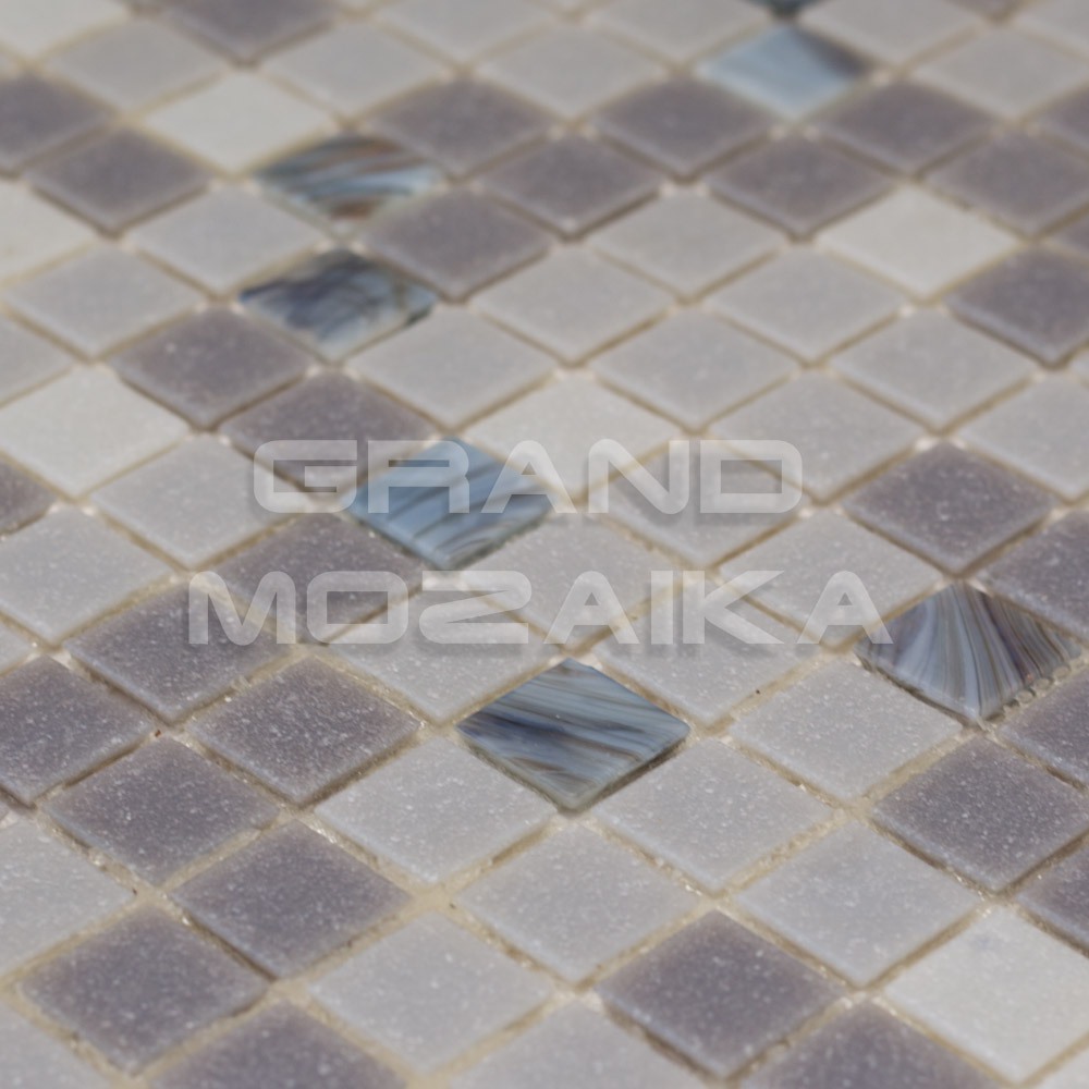 Мозаика Grigio_shine серия Смеси Rose