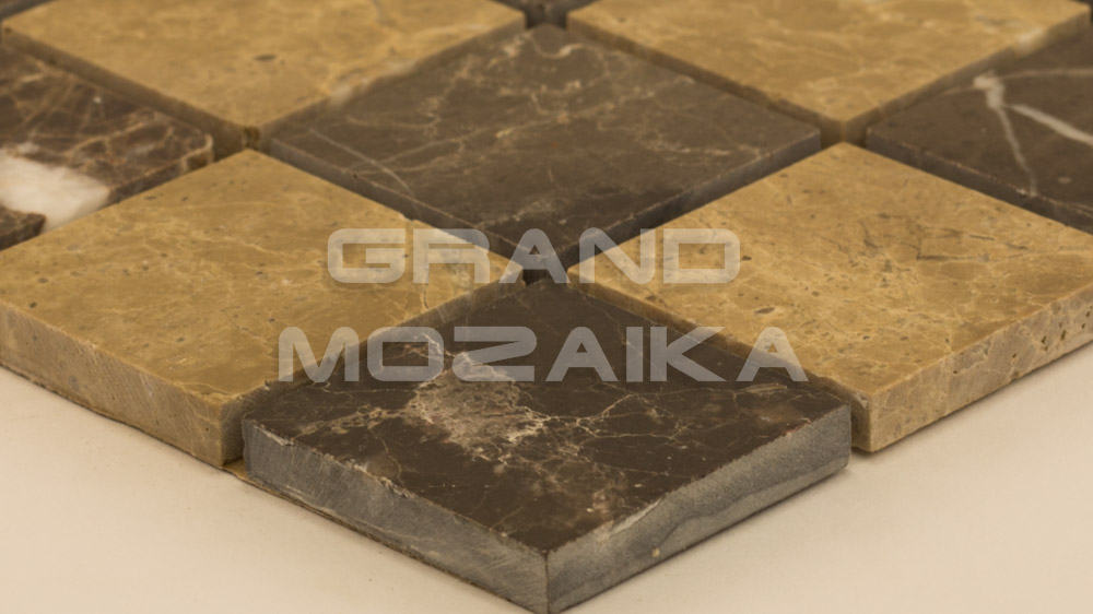 Мозаика АМ-1П+АМ-3П+АМ-4П (MIX Dark) серия Marble