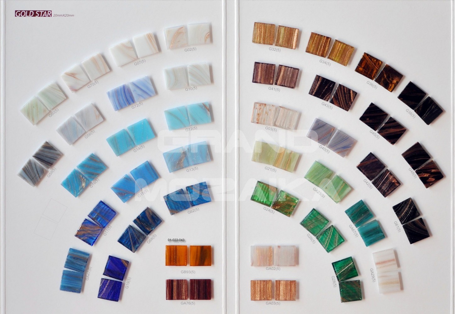 Мозаика GA61 серия Goldstar