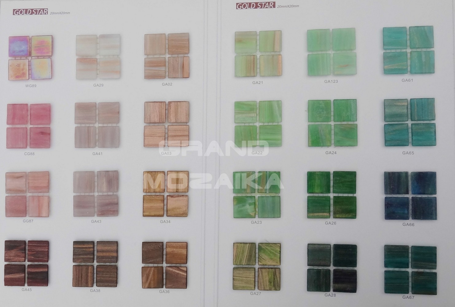 Мозаика GA61 серия Goldstar