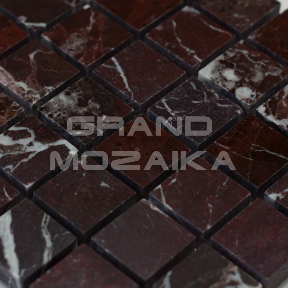 Мозаика ROSSO LEVANTO 23*23 серия Anatolian Stone