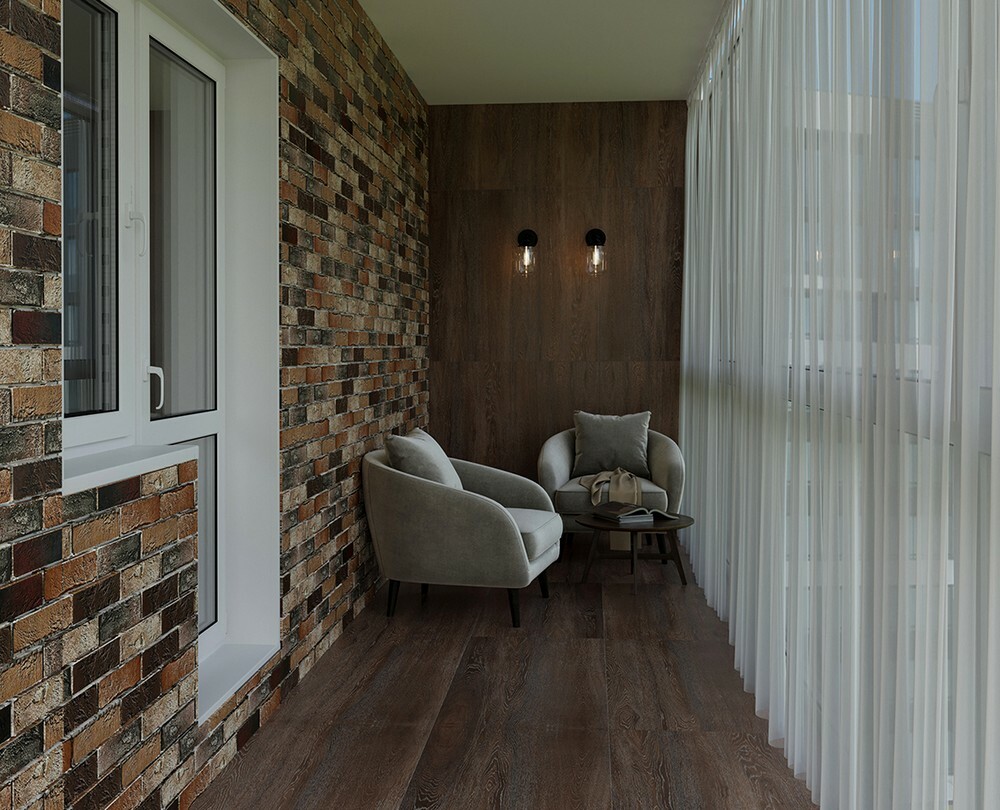 Плитка Amazon Wood Brown 60x120 Matt серия Foresta