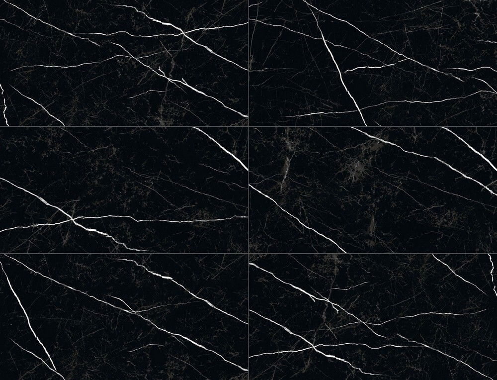 Плитка Nero Marquina 60x120 High Gloss серия Palacio