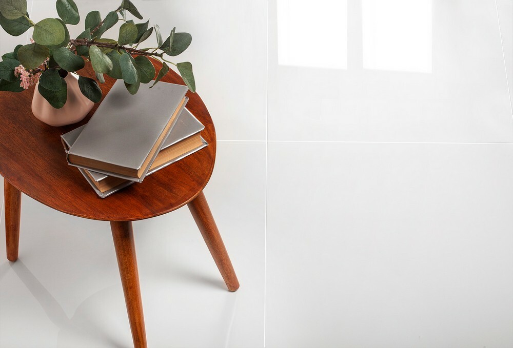 Плитка Snow White 60x120 Polished серия Mono