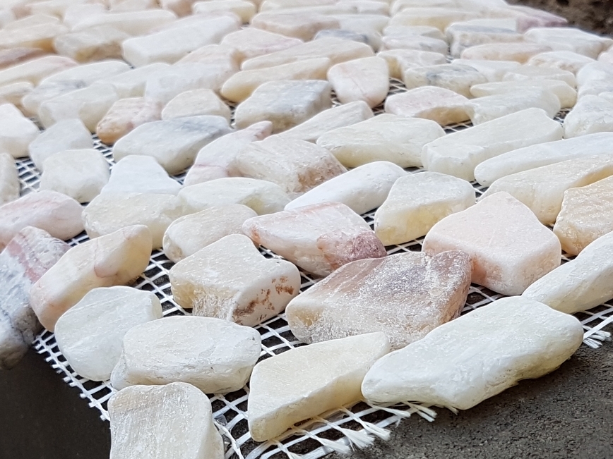 Мозаика 052364P MS7012 S ОНИКС песочный треугольный серия Nature