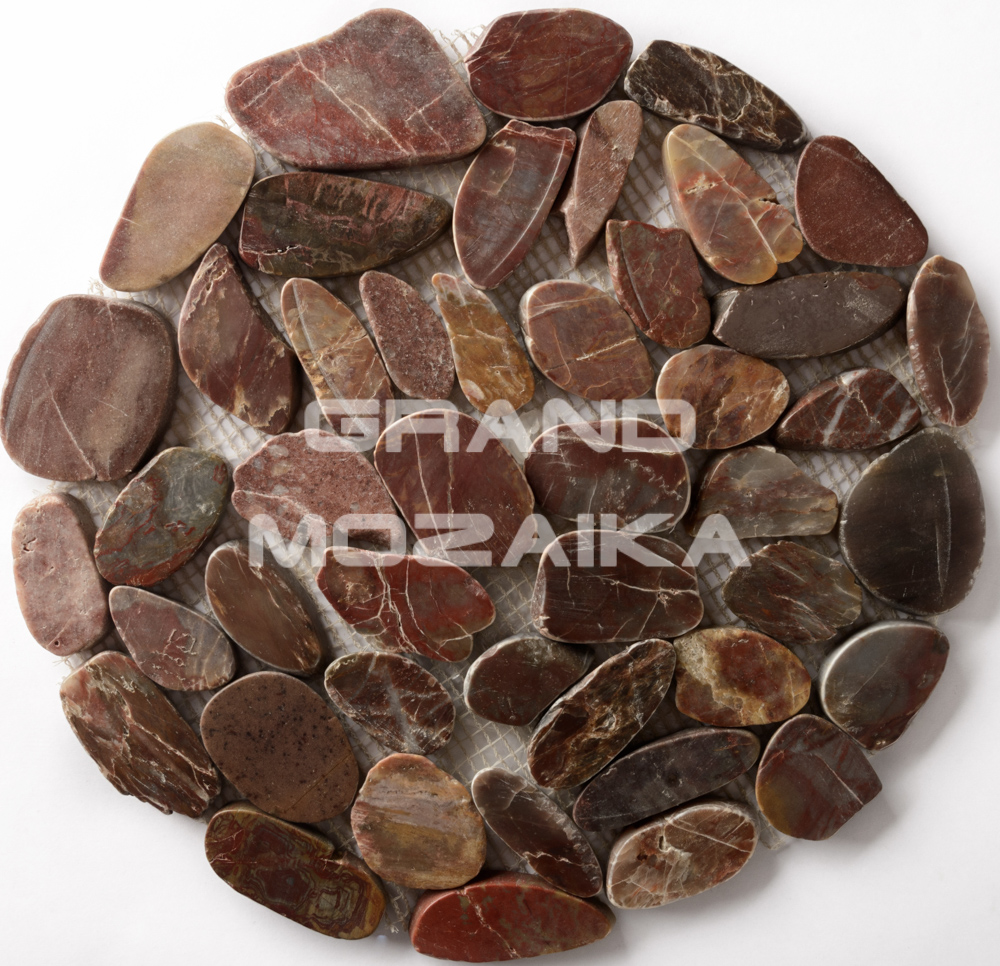 Мозаика 052355 MS00-2 HP ГАЛЬКА красно-коричневая НА КРУГЕ серия Nature