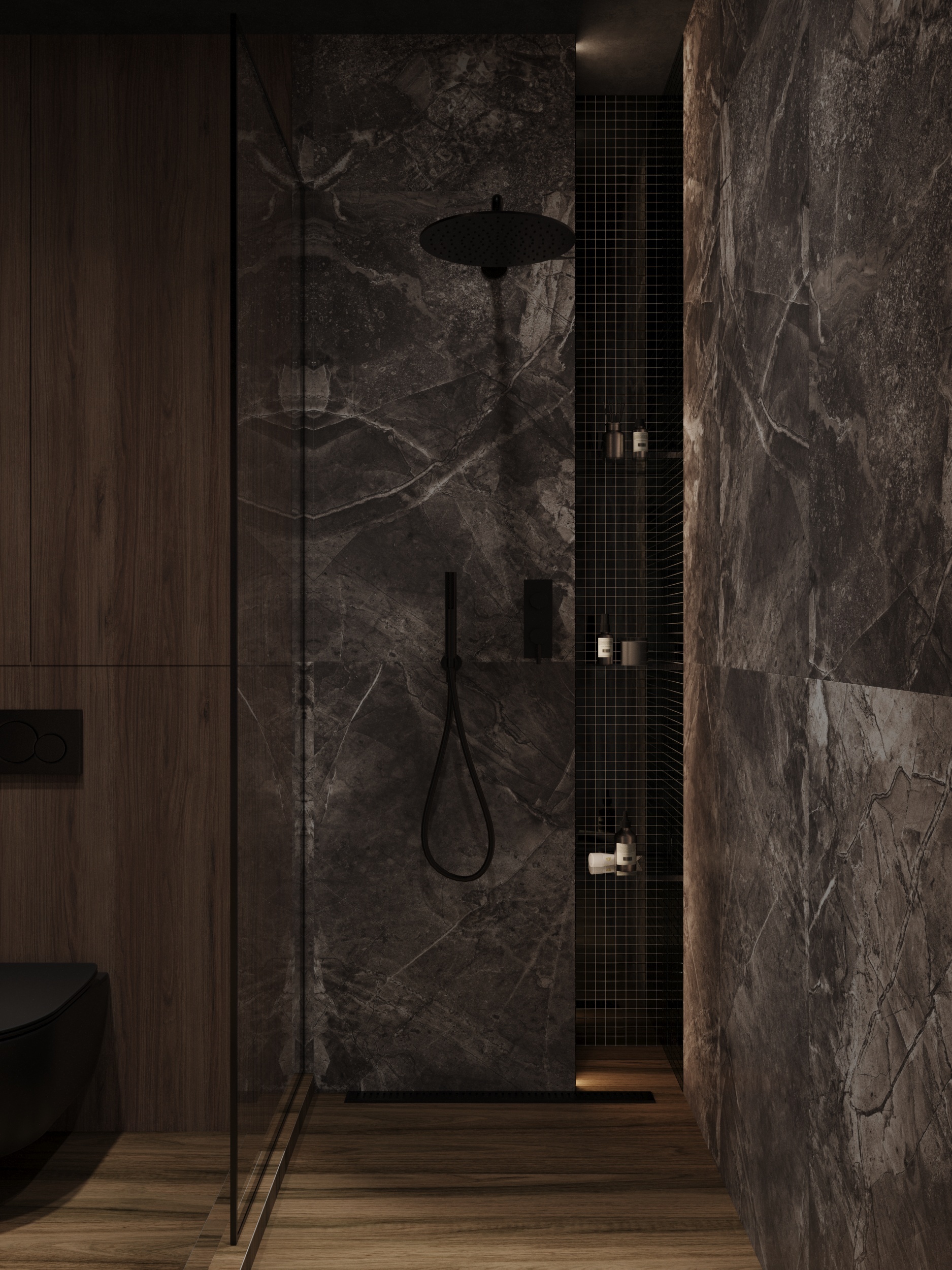 Мозаика Black glass серия Crystal Bona