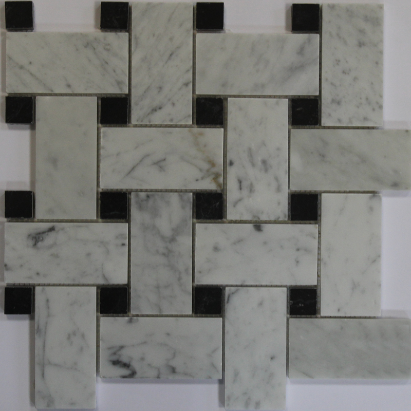 Мозаика Basket Carrara Pol серия Orro Stone