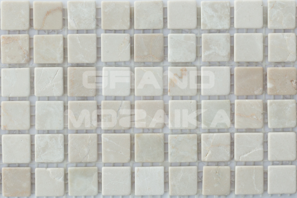 Мозаика Botticino Tum. 15X15x4 серия Orro Stone