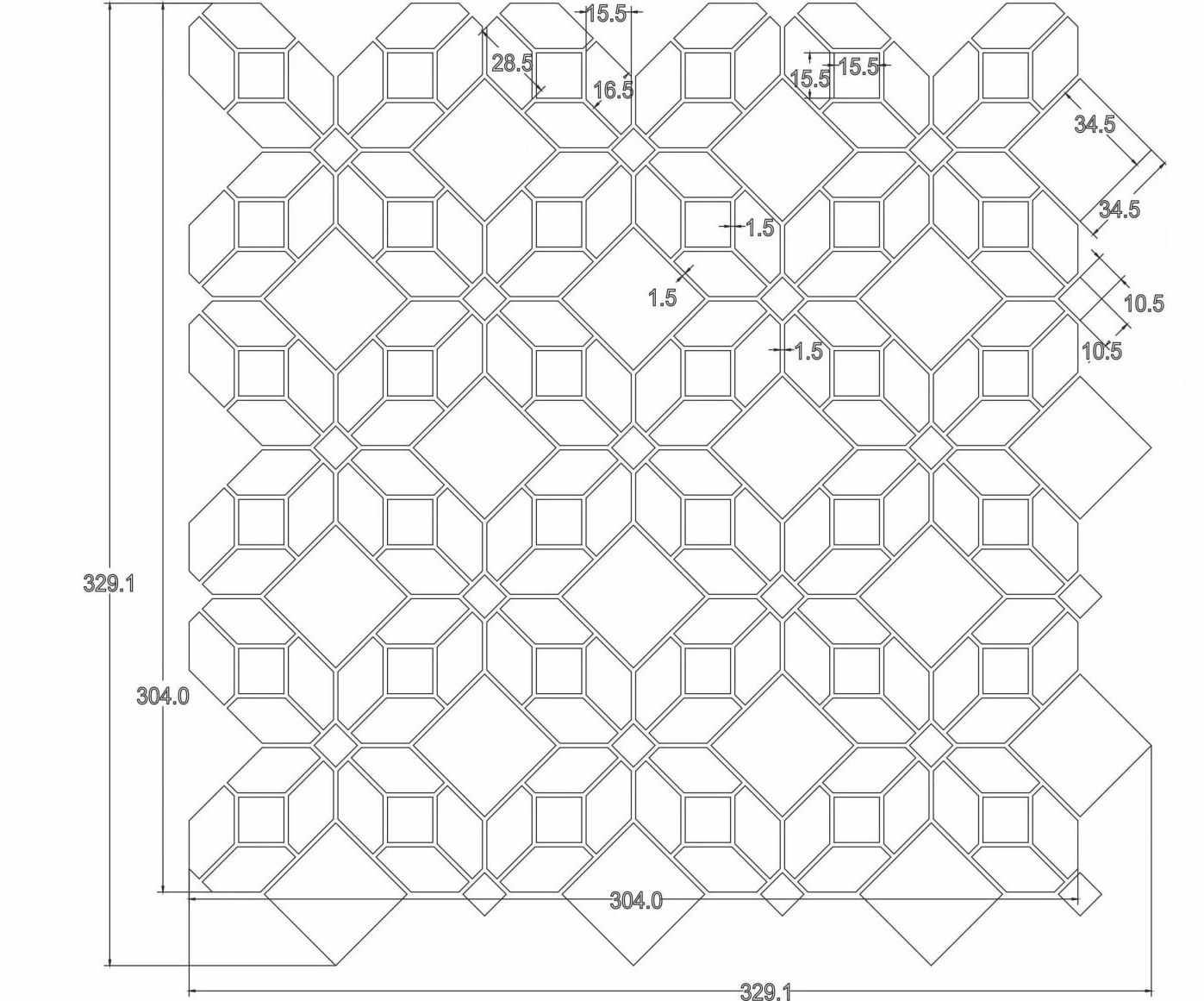 Мозаика Camomile Pol серия Orro Stone