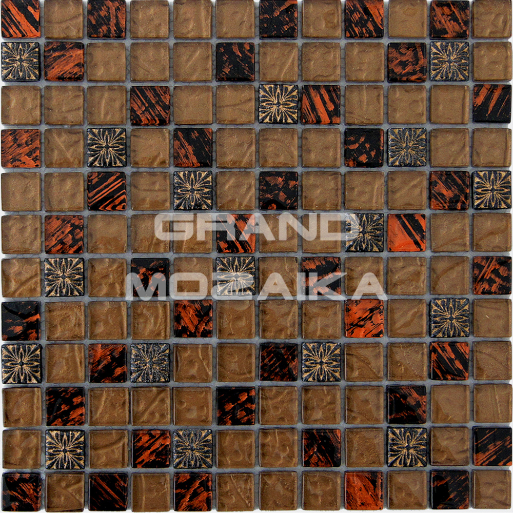 Мозаика Maroon Flower серия Orro Glasstone