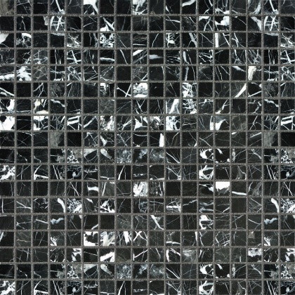 Мозаика Nero Marquina Pol. 15X15х4 серия Orro Stone