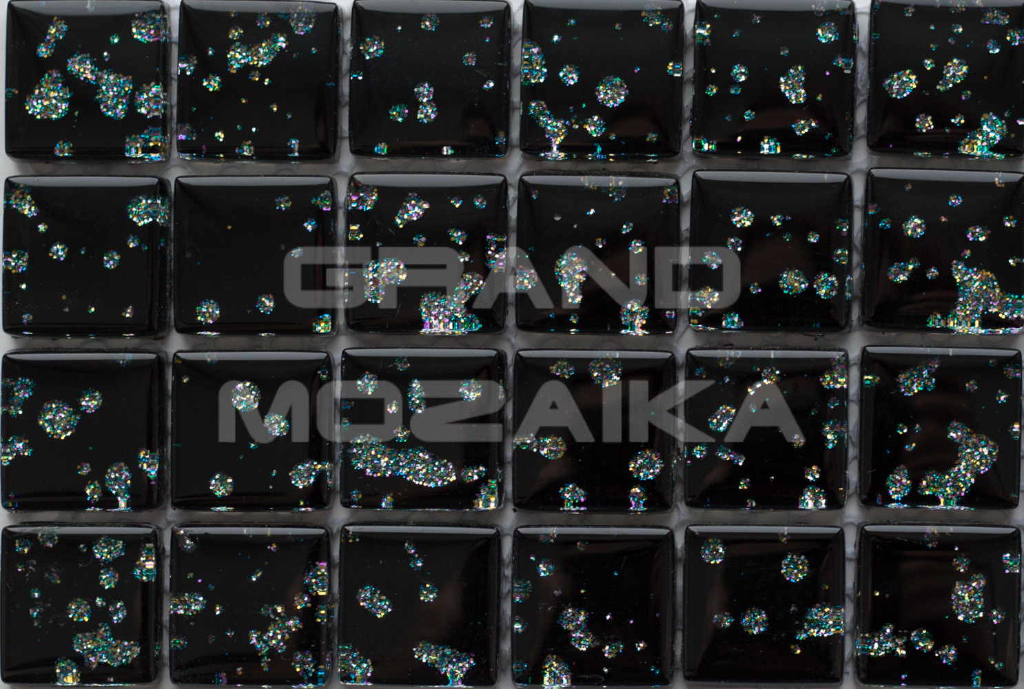 Мозаика Rio Black серия Orro Glass