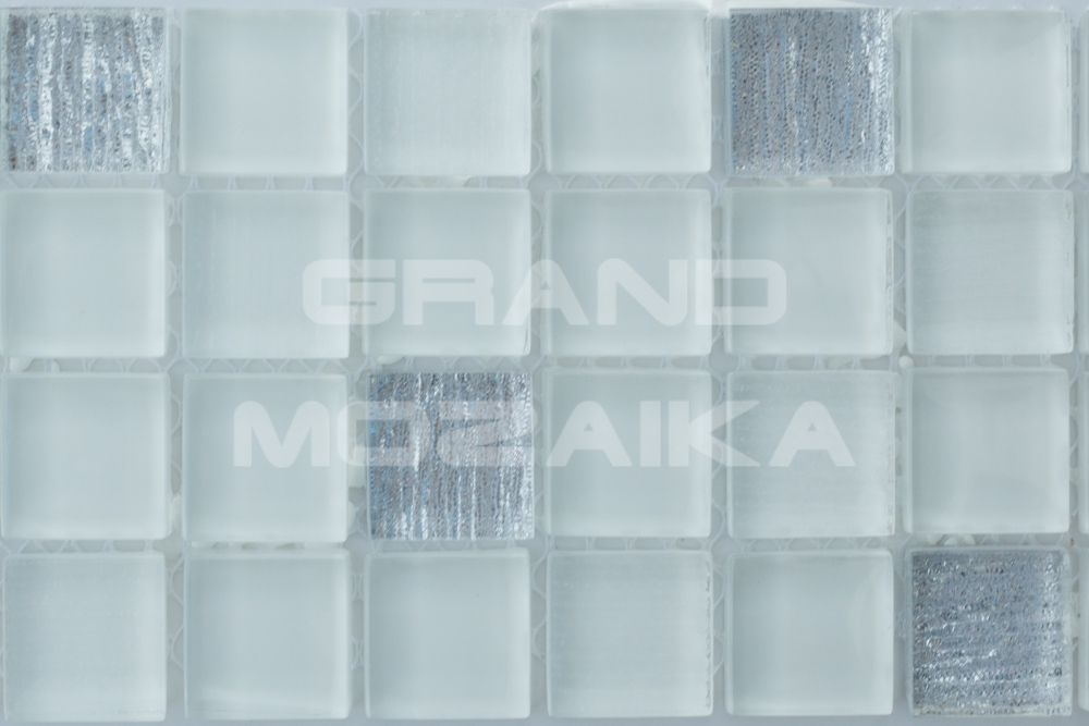 Мозаика Vesta White серия Orro Glass