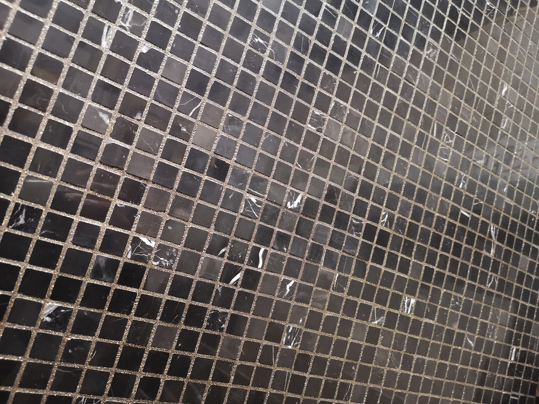 Мозаика Nero oriente POL 15х15х4 серия Pietrine Slim