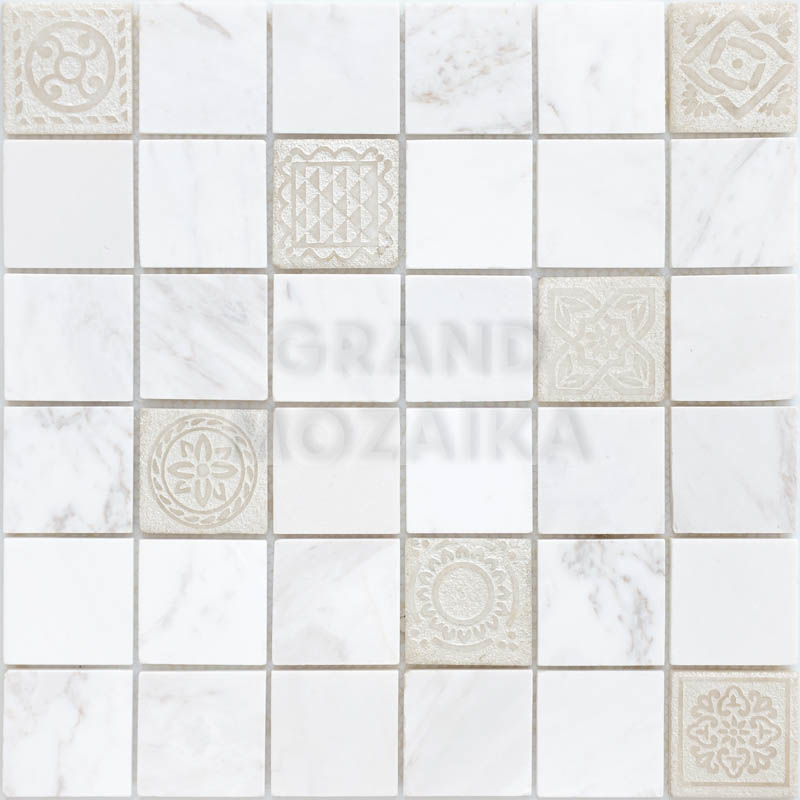 Мозаика Art Dolomiti bianco серия Art Stone