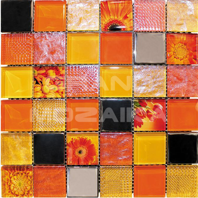 Мозаика flowers orange серия Elegans