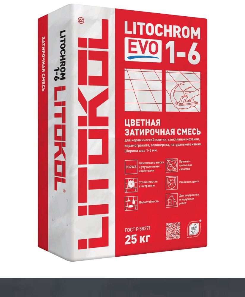 Затирка LITOCHROM 1-6 EVO LE.140 25 серия LITOCHROM 1-6 EVO