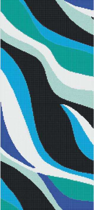 Панно Onde 20 Blu B серия Decorations