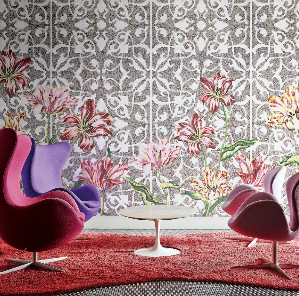 Панно Tulips Grey A серия Decorations