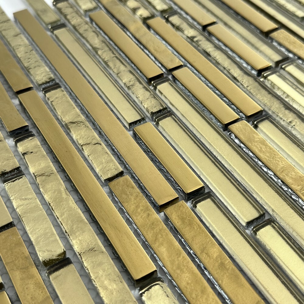 Мозаика GOLDEN STRIPES серия Glass-M