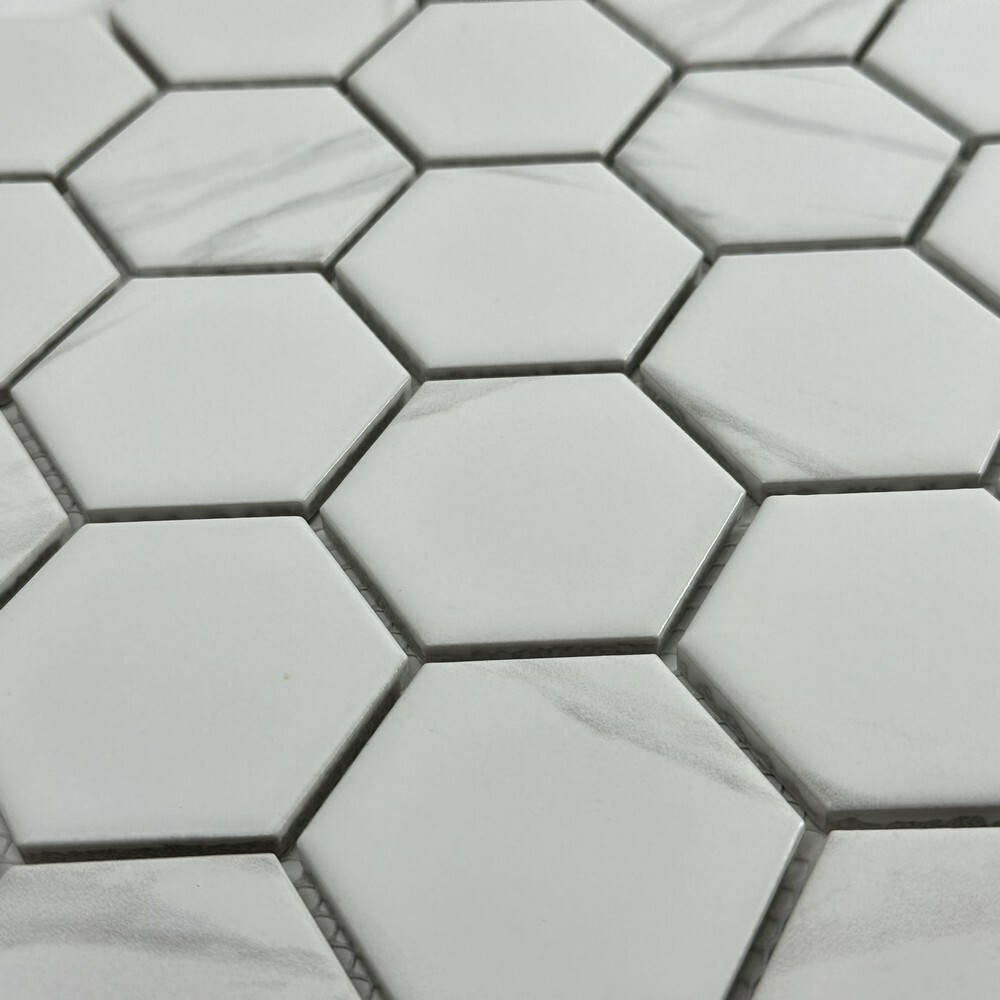 Мозаика HEXAGON CARRARA MATTE серия Ceramic Mosaic