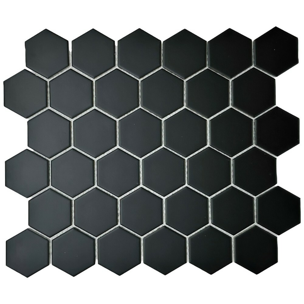 Мозаика HEX CERAMIC BLACK серия Ceramic Mosaic