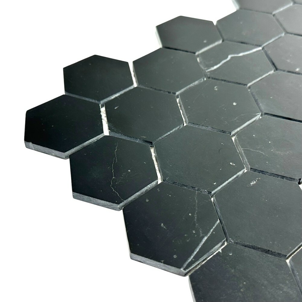 Мозаика HEXAGON NERO MARQUINA серия Hexagon