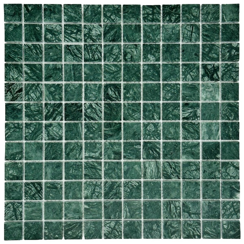 Мозаика INDIA GREEN POL 23x23 серия Marble Stone