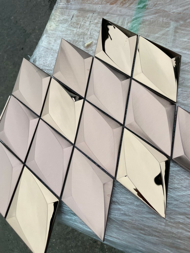 Мозаика JEWEL ROSE серия Mosaic Stainless Steel