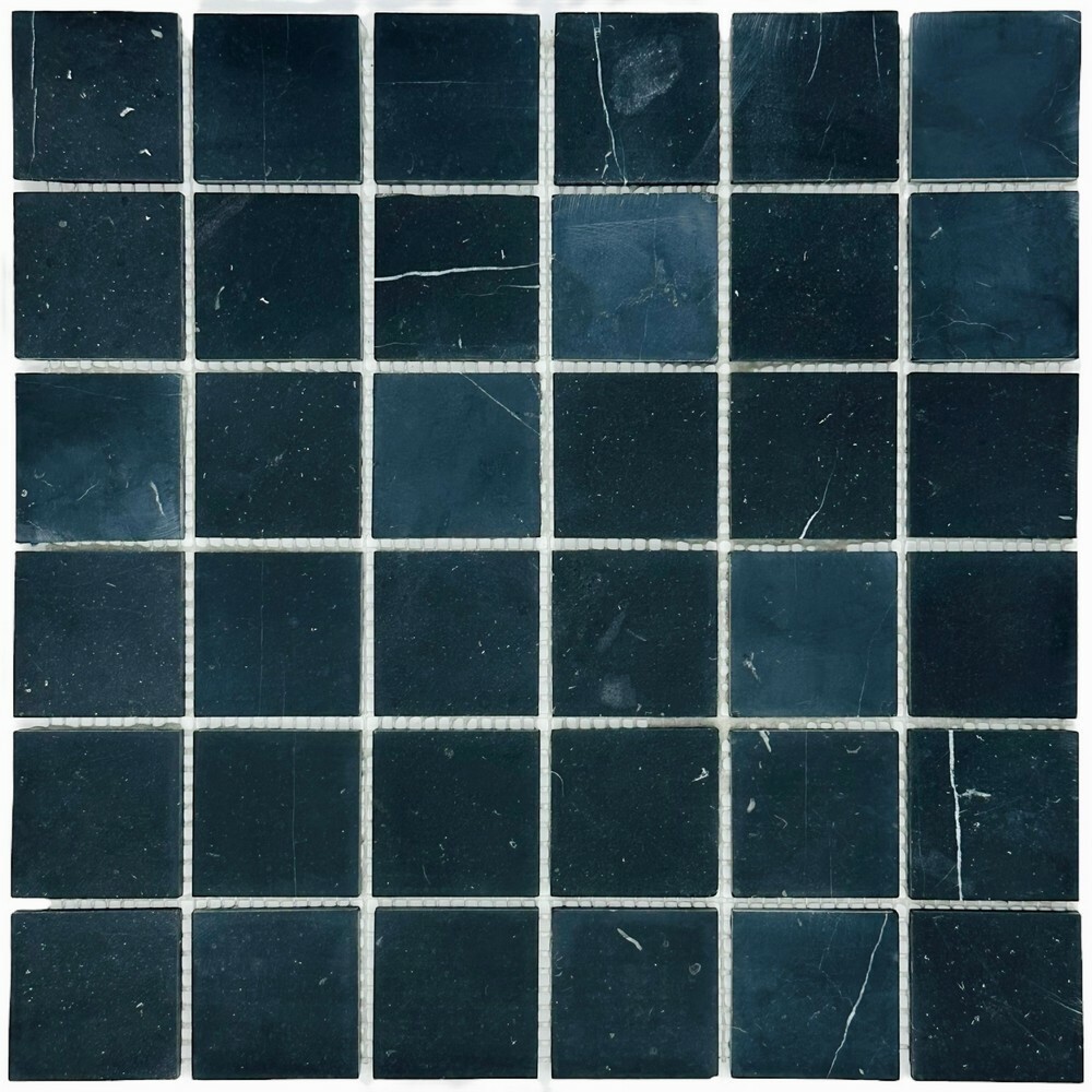 Мозаика NERO MARQUINA POL 48x48 серия Marble Stone