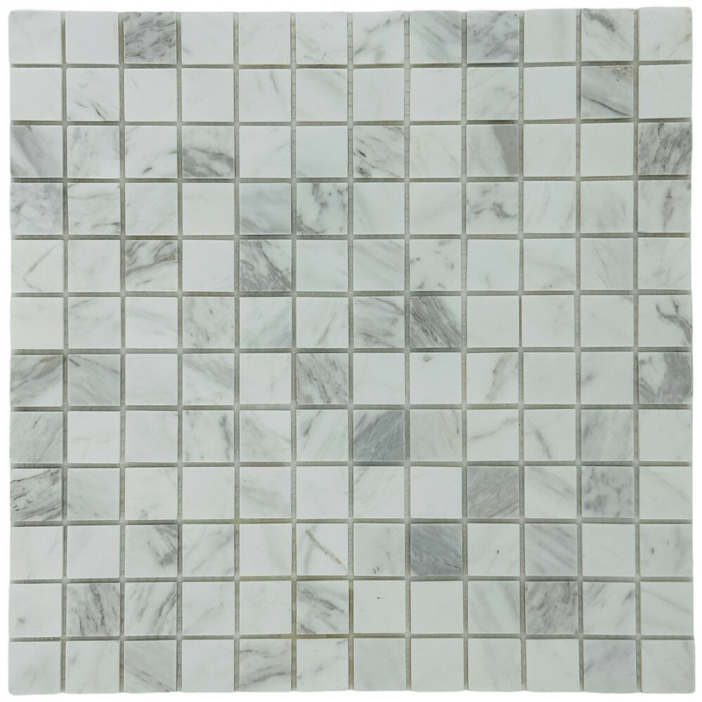 Мозаика VOLAKAS WHITE MAT 23x23 серия Marble Stone