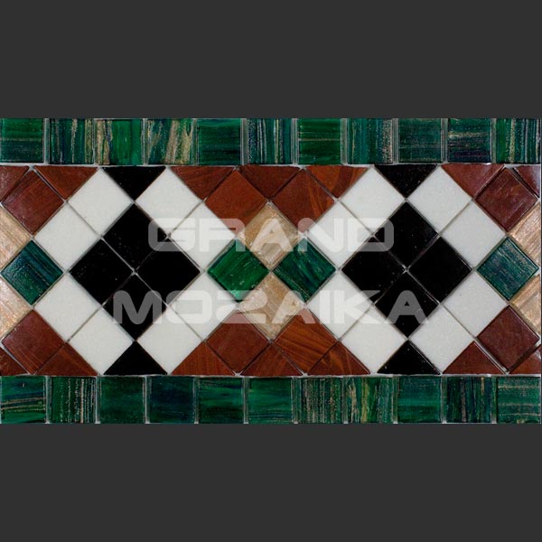 Бордюр мозаичный BC321* серия Бордюры художественные
