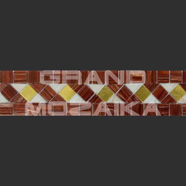 Бордюр мозаичный BC515* серия Бордюры художественные