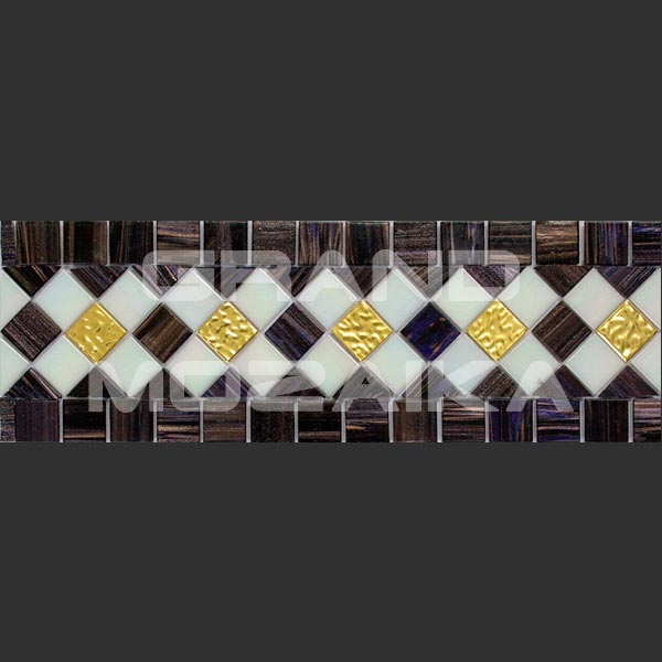 Бордюр мозаичный BC516(GMC)* серия Бордюры художественные
